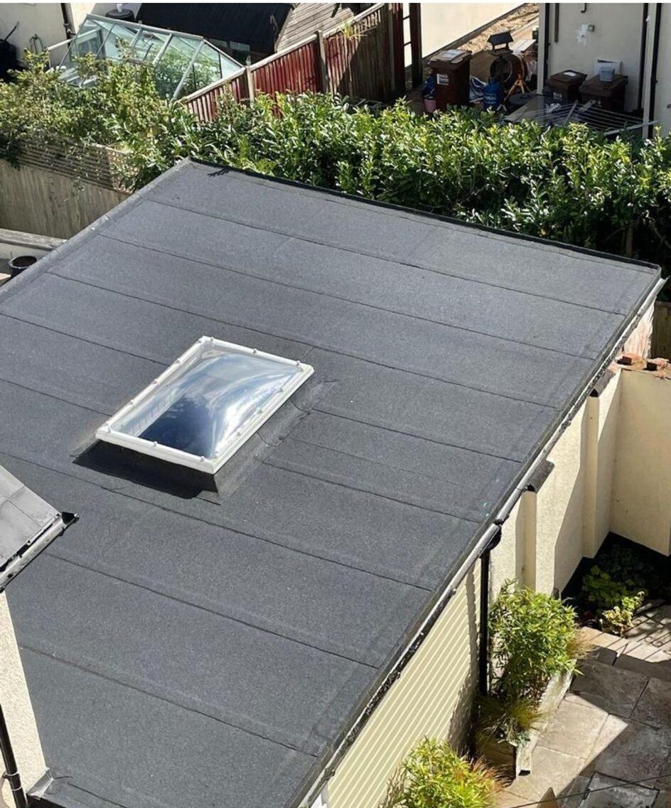 flat roof installation